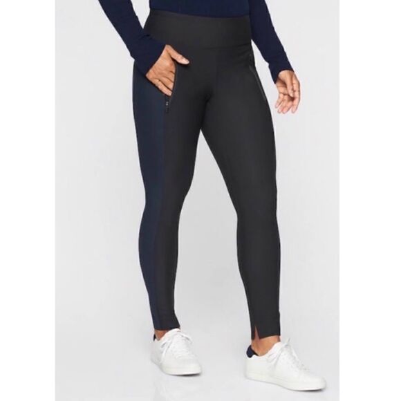 Athleta Stellar Two Tone Tight Pants - Picture 1 of 4